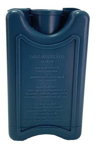 6 Unidades De Gelo Reutilizável Rígido 100 Ml