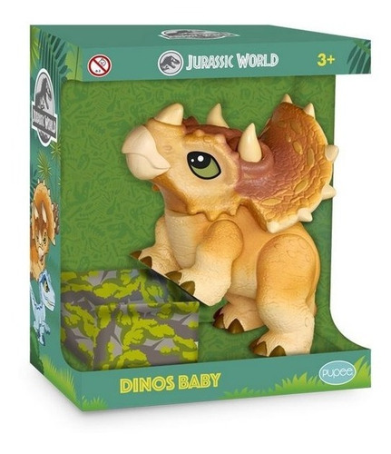 Imagem 5 de 6 de Dinossauro Triceratops Dinos Baby Universal Jurassic World