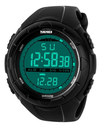 Relógio Masculino Esportivo Skmei 1025 Digital Militar Led