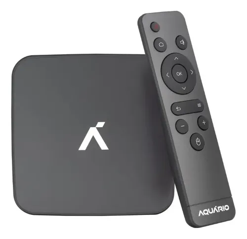 Tv box Aquário plus STV-3000 4k padrão 4K 16GB preto com 2GB de memória ram
