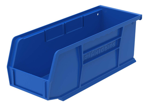Contenedor Plástico Apilable Colgante Azul Set De 12