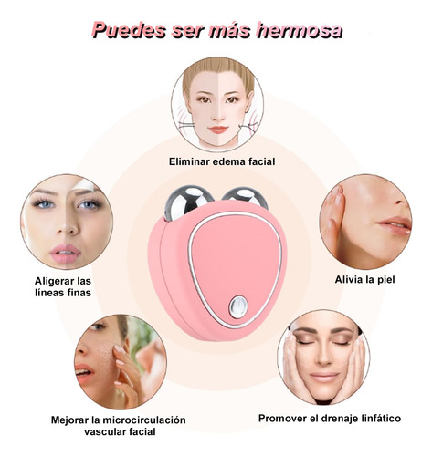 Masajeador Facial De Microcorriente, Dispositivo De