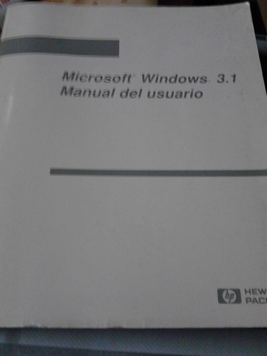 Manual Del Usuario Windows 3.1 Antiguo