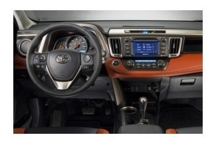 Toyota rav4 06-13 1-din radio del coche Kit de integracion adaptador de volante