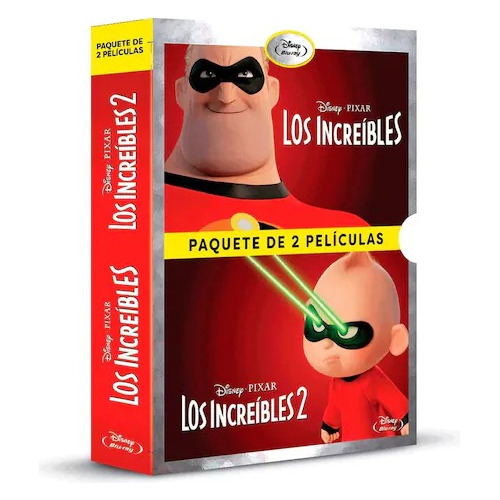 Blu-ray Pelicula Paquete Los Increíbles 1 Y 2 