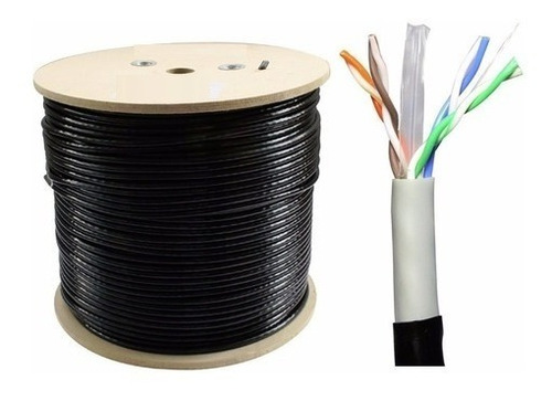 Cable Utp Categoría 6 100% Cobre X 305 Metros Exterior