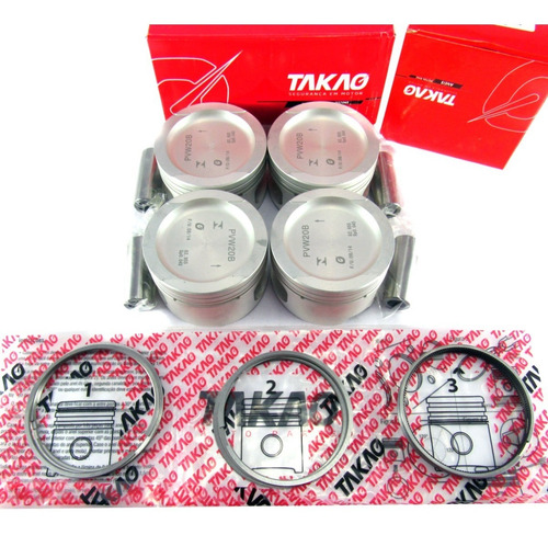 Imagem 1 de 1 de Pistão Com Anéis Para Vw Golf E Bora 2.0 8v 98 A 2002 Apk