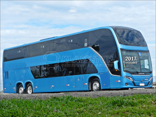 Ônibus Busscar Visstabuss Dd Scania K400 59l(cod545)ano 2017