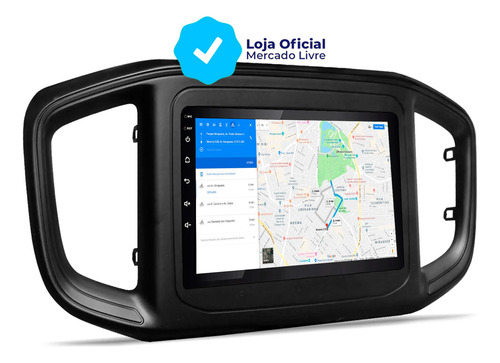 Kit Multimidia Fiat Strada 2020 A 2024 + Moldura 9p + Cam Ré