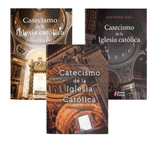 Catecismo + Sintesis + Compendio Igles Catolica Buena Prensa