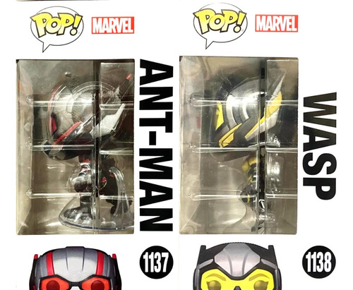Funko Pop Ant-man #1137 Y Wasp #1138 Ant-man Quantumania