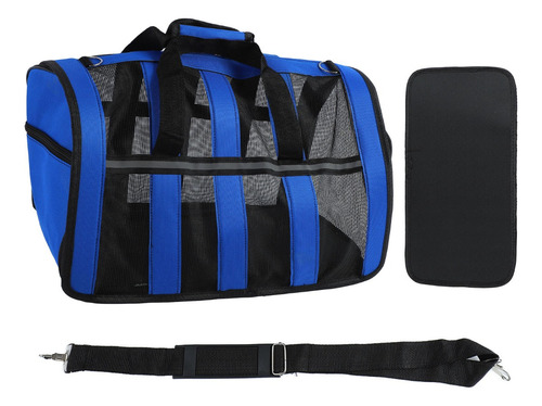 Mochila Transportadora Con Perro Gato Transpirable Ajustable