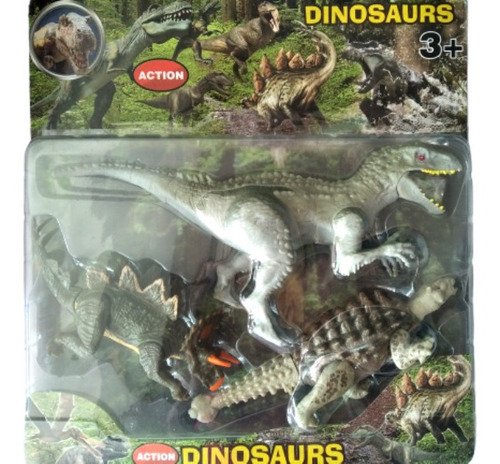 Dinosaurio De Juguete Grande En Blister Niños Triceraptor