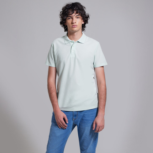 Polo Hombre Ostu  Verde Poliéster 60110518-6015