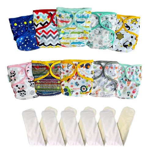 Pañales Ecológicos Ecobebé T2 | 10 Pañales + 5 Abs Extras