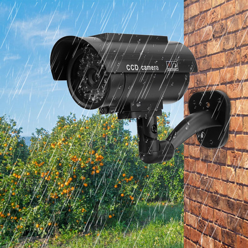 Solar Camara De Seguridad De Simulada Impermeable Con Led