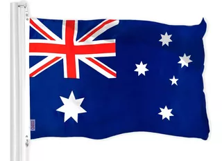 Bandera De Australia G128, Poliéster, Para Colgar, 90x150 Cm