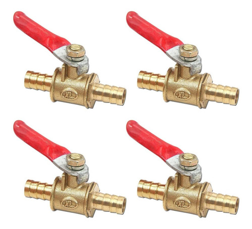   Pcs Forged Brass Ball Valve Mini Shut Off Switch With...