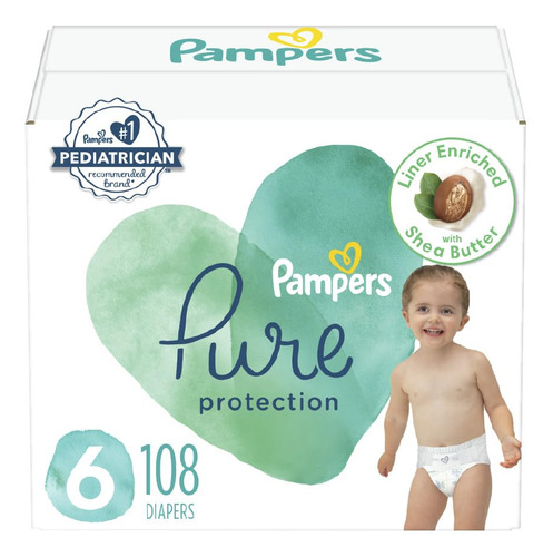 Pampers Pure Protection - Panales Premium Desechables E Hipo