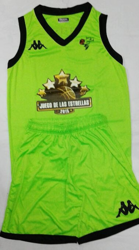 Conjunto Juego De Las Estrellas 2015 Argentina Verde Fluor