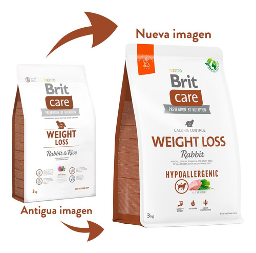 Brit Care Hypoallergenic Perro Weight Loss Conejo 3 Kg