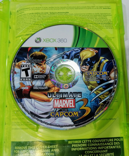 Ultimate Marvel Vs Capcom 3 Xbox 360 (Usado)