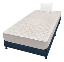 Comprar Colchón Sencillo Espumado Multisleep+basecama+cabec+almohada Color Azul