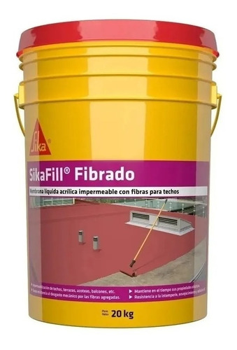 Sika Sikafill Fibrado Membrana Liquida X 20 Kg. Ogus