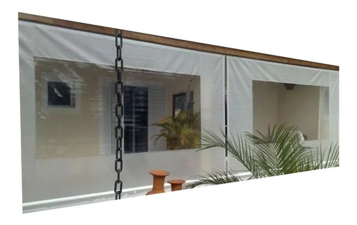 1 Toldo Cortina 400 L X 195 A Rolo Alumínio Pronto P/ Fixar