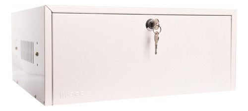 Mini Rack Organizador Horizontal A170 15 Com Bandeja Cor Branco