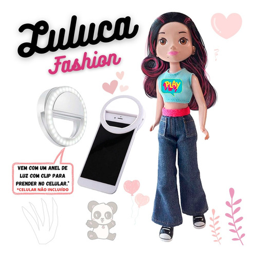 Luluca Fashion Doll Boneca - Estrela 1001000600026