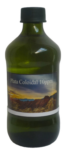 Solución De Plata Iónica 10ppm 500ml Botella