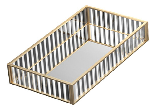 Compatible Bandeja De Espejo De Cristal Bandeja De
