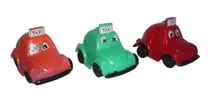 Comprar Taxi Vocho Lote De 3 - Carrito De Juguete Camioncito Escala