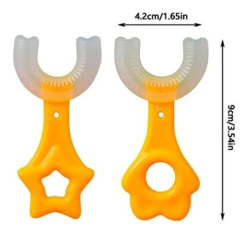 Cepillo De Dientes 1p Niños Forma De U Boca Entera Silicon F