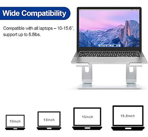 Besign Soporte De Aluminio Para Computadora Portatil Ls03