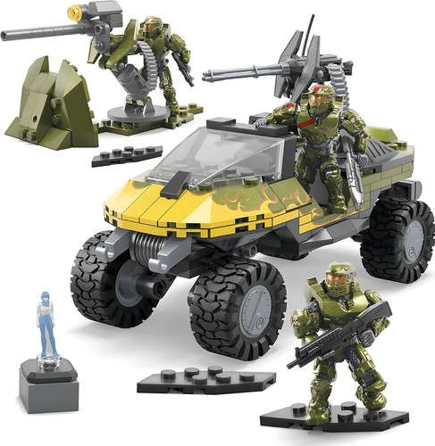 1 Mega Construx Halo Warthog De Rescate Del Equipo Rojo