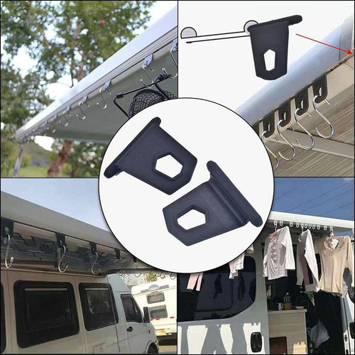 Juego De Ganchos Para Toldos Rvawning Para Colgar Ropa, Con