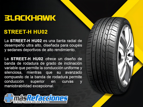 Kit de 2 llantas Blackhawk STREET-H HU02 LT 225/55R16 99 W