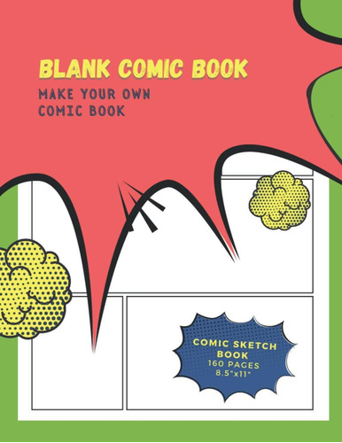 Libro: Blank Comic Book | Make Your Own Comic: Comic Sketch 