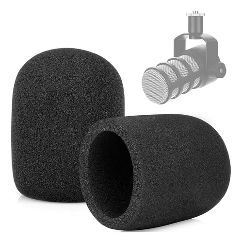 Pára-brisas Para Rode Podmic, Pacote Com 2 Microfones Pop Fi