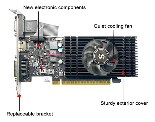 Tarjeta Gráfica Saplos Geforce Gtx 750 Ti, 4gb Gddr5 128 Bit