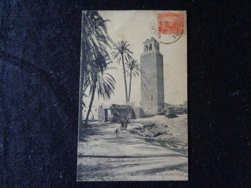 Cartão Postal Tunísia Antigo - Mesquita - 1919