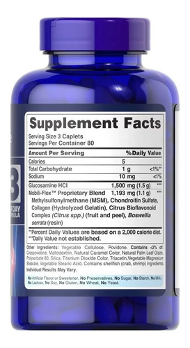 Glucosamina Condroitina Msm Colagen - Unidad a $371