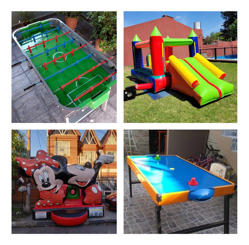 Alquiler De Inflable, Pool, Metegol,tejo, Jenga,envio Gratis