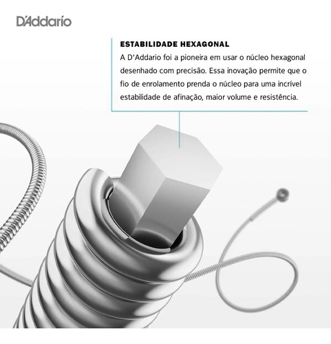 Encordoamento Daddario Violão 010 Phosphor Bronze Xsapb1047