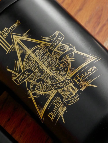 Harry Potter Termo Vaso Térmico Recipiente Térmico Negro