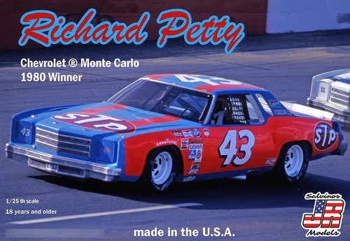 Sal Jr Richard Petty Chevrolet Monte Carlo 1980 Race Kit