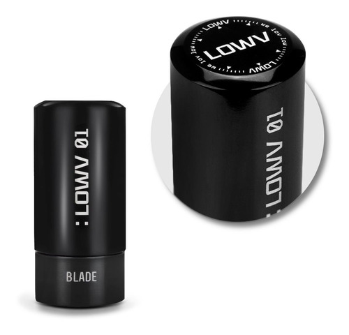Imagem 2 de 2 de Manopla Cambio Metálica Blade Com Limitador De Ré Preto