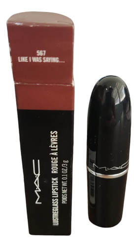 567 Like I Was Saying Mac Lustreglass Sheer-shine Lipstick